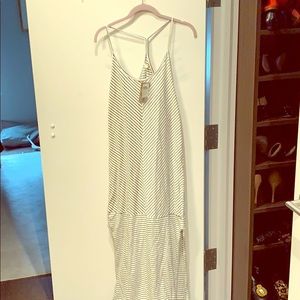 Stripped maxi dress